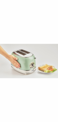 Ariete Vintage Toustovač 155 (světle zelený, 810 wattů, na 2 krajíce toastu)
