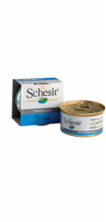 SCHESIR ve vodě na vaření Tuňák - mokré krmivo pro kočky - 85 g