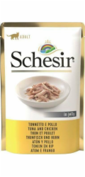 SCHESIR v želé Tuňák s kuřecím masem - mokré krmivo pro kočky - 85 g