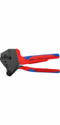 Knipex Krimpovací kleště 97 43 66 EVO (červenomodré, pro solární konektory MC4 EVO 2)