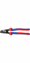 Knipex Nůžky na kabely StepCut XL 95 12 225 (červenomodré, délka 225 mm)