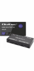 Qoltec 51796 Active HDMI Splitter 2 x HDMI 4K x 2K | 3,4 Gb/s