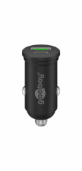 Goobay Rychlonabíječka do auta Dual-USB 45 Watt (černá, 1x USB-C, 1x USB-A, Power Delivery, 12/24 V)