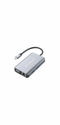 Conceptronic AV adaptér CONCEPTRONIC Dock USB-C->HDMI,VGA,GbE,3xUSB3.0,100WPD0.25mgr