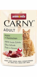 ANIMONDA Carny Adult Chicken and rabbit - mokré krmivo pro kočky - 85g