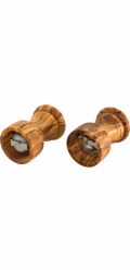 Peugeot Bistro salt mill 10 cm  in olive wood light brown