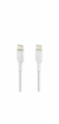 Belkin BOOST CHARGE braided Cab.  USB-C/USB-C 2m whiteCAB004bt2MWH