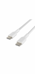 Belkin BOOST CHARGE braided Cab.  USB-C/USB-C 15cm wh.CAB004BT0MWM