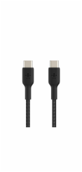 Belkin BOOST CHARGE braided Cab.  USB-C/USB-C 15cm sw.CAB004BT0MBK