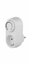 REV Adapter Plug with integr.  LED-Dimmer,white EMD201 20270112