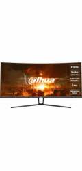 DAHUA 34" LED LM34-E330C/ herní/ VA panel/ 3440x1440 (UW-QHD)/ 3000:1/ 1ms/ 350 cd/m2/ DP/ HDMI/ VESA 75x75/ černý