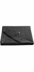 Plachta Tarpaulin Strong 2x3 m, 200 g/m, zakrývacia, antracit, s okami