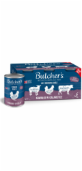 BUTCHER S Original Mega pack mix pieces in jelly - mokré krmivo pro psy - 6 x 400g
