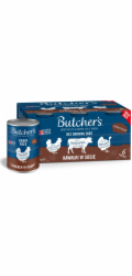 BUTCHER S Original Mega pack mix with vegetables in gravy - mokré krmivo pro psy - 6 x 400g