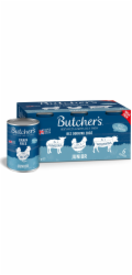 BUTCHER S Original Junior Mega pack mix - mokré krmivo pro psy - 6 x 400g