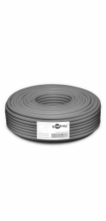 Goobay Venkovní síťový kabel Cat.6 U/UTP (černý, 100 metrů)