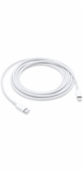 Apple Adaptérový kabel USB, USB-C samec na Lightning samec (bílý, 2 metry, PD, nabíjení až 100 wattů)