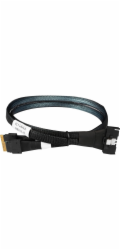 Icy Dock Dokovací kabel Icy MCIO x8 SFF-TA-1016 > 2x SlimSAS x4 SFF-8654 (černý, 50 cm)
