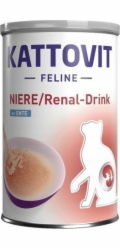 KATTOVIT Feline Niere Renal drink Duck - pamlsek pro kočky - 135ml