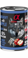 ALPHA SPIRIT WET Ančovičky s jablkem Mono - mokré krmivo pro psy - 400g