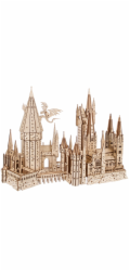 Ugears 3D dřevěné mechanické puzzle Hrad Bradavice, Harry Potter