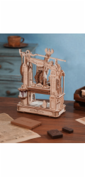 RoboTime 3D dřevěná mechanická skládačka Tiskařský lis