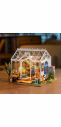 RoboTime 3D dřevěná skládačka Miniatura domečku Vysněný zahradní dům