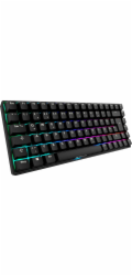 Sharkoon SKILLER SGK50 S3 PBT (černá, DE layout, Gateron G Pro 3.0 žlutá)