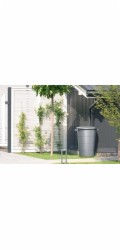 Venkovní odpadkový koš Prosperplast IDSM80U-S411, černý, 80 l