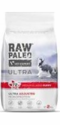 VETEXPERT Raw Paleo Ultra Medium&Large Puppy Beef Mono - suché krmivo pro štěňata - 2 kg