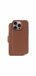 Decoded Decoded Leather Detachable Wallet – kožené ochranné pouzdro kompatibilní s MagSafe pro iPhone 16 Pro Max (tan)