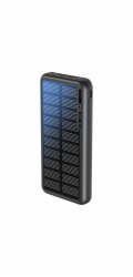 Boompods Obi 10,000mAh  Solar Powerbank - Black