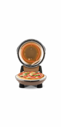 G3Ferrari Pizza Trouba Napoletana (měděná, 1200 wattů, na pizzu O 31 cm, 2 kameny)