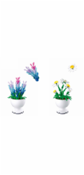 Sluban Flowers M38-B1077 Květiny jarní malé Displej 6 ks