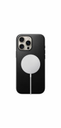 Nomad moderní kožené pouzdro na iPhone 16 Pro Max černé