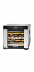 Rommelsbacher Dörrautomat DA 650 (edelstahl/schwarz, 600 Watt, Dörrfläche 27,5cm x 25cm pro Ebene)