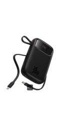 Baseus power banka Qpow 10000mAh 30W černá s USB-C kabelem