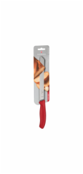 Victorinox Swiss Classic 21cm  bread knife Wellenschliff red