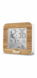 Mebus 27247 White/Wood Look  Radio alarm clock digital