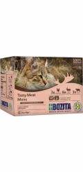 BOZITA Tasty meat menu Multi box Mix chutí v želé - mokré krmivo pro kočky - 12 x 85g