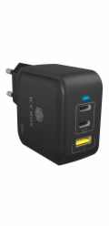 IcyBox Nabíječka IB-PS1030-PD 65 WATT, 2x TYPE-C, 1x TYPE-A