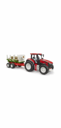 BRUDER 3453 ROADMAX Traktor s přívěsem a 3 klády