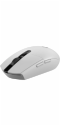 Logitech G G305 - Myš - optický - 6 tlačítka - bezdrátový - 2.4 GHz - bezdrátový přijímač USB - bílá