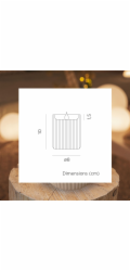 New Garden DOLO CANDLE Ceramic