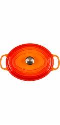 Le Creuset Signature zapék.hrnec  ovál 31 cm cervená