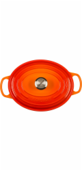 Le Creuset Signature zapék.hrnec  ovál 29 cm cervená