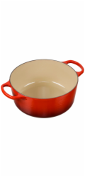 Le Creuset Signature zapék.hrnec  kulaty 26 cm tresnove cervená