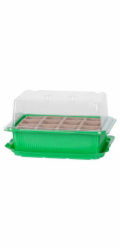 Pařeniště MINI 10 sazenic 20,5x15x6 cm set s podmiskou