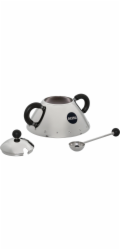 Alessi Sugar Bowl with  Spoon black 9097 B