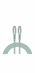 Verbatim Sync&amp;Charge 100W 120cm  USB-C/USB-C Magnetic grün  31855